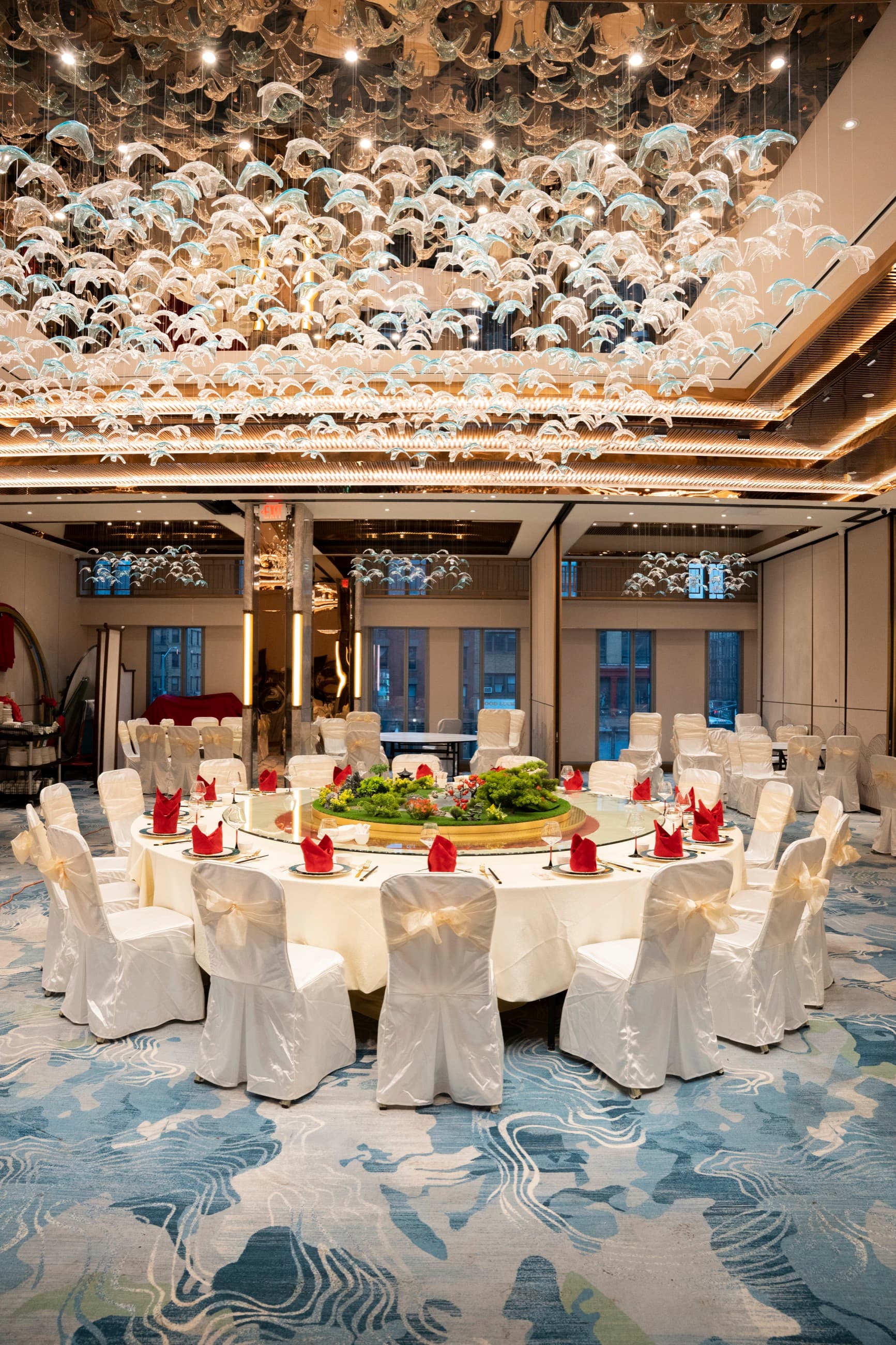 The grand ballroom in full view