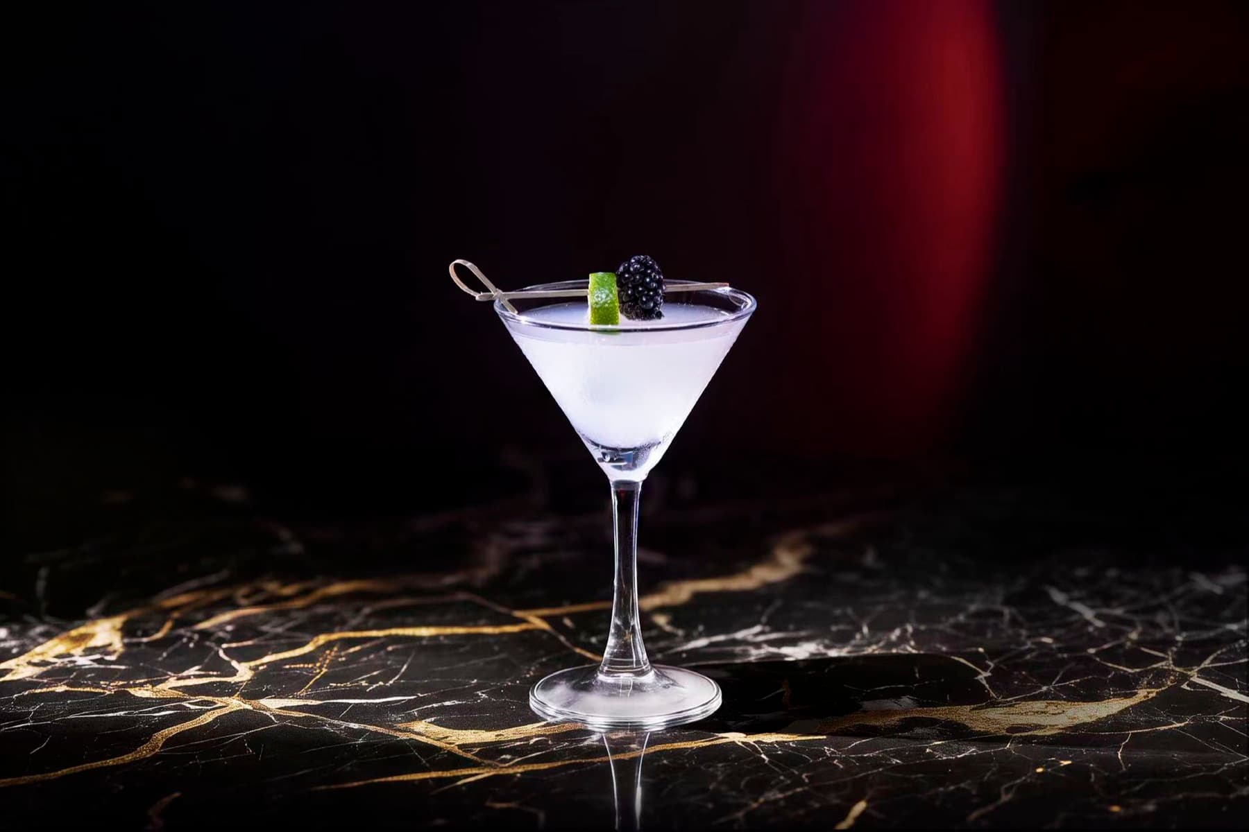 Signature martini at the lounge bar